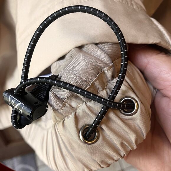 Cutter & Buck Pull Over Windbreaker Tan Khaki Size XXL V Neck Long Sleeve Golf - Picture 7 of 14